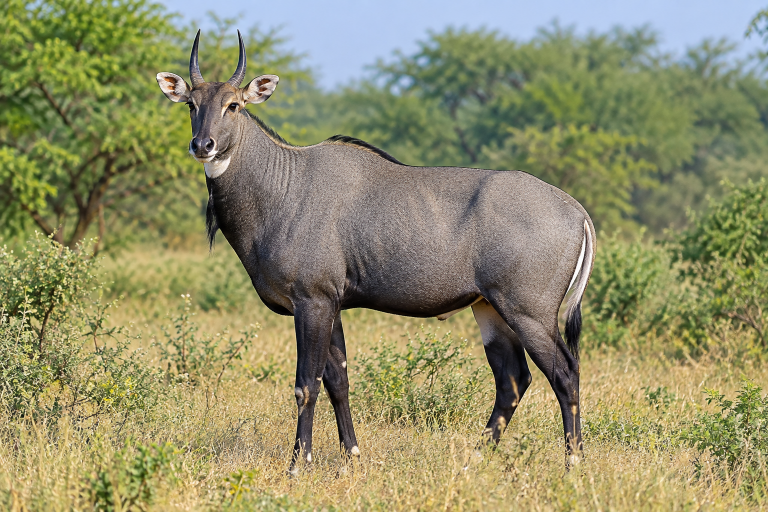 Neelgai (नीलगाय) in natural habitat