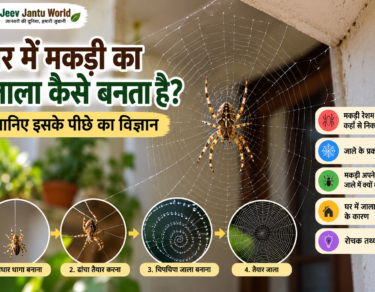 घर में मकड़ी का जाला कैसे बनता है